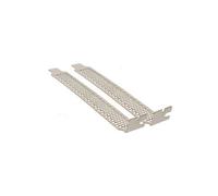 Support de couvercle de fente InLine® PCI / PCI-E perforé 2pcs. Ensemble