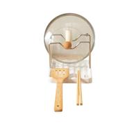 Support de couvercle de poêle - 15 x 20 cm en acier inoxydable, repose-cuillère à ustensiles, plateau d'égouttement | Organiseur de comptoir de cuisine pour louche de cuisine, support de spatule