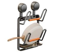 Support De Couvercle De Pot - Organisateur De Couvercle De Pot Sans Perforation | Suport De Couvercles De Casseroles, Organisateur Facile À Installer Et Support De Montage Pour Armoire De Cuisine, Co