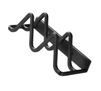 Support de Couvercle en Aluminium Spatial Noir, Mural Adhésif sans Perçage | Rangement Stable Multi-usage, Cuisine Maison, Format Standard Pièce, Anti-rouille Couleur Aléatoire
