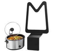 Support de couvercle pour cuisinière lente - En acier inoxydable - Antidérapant - Pour cuisiniers amateurs, préparation des repas, amateurs de cuisine, appartement, professionnels occupés, enseignants