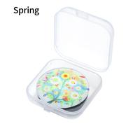 Support De Couverture De Peinture Ddiamant, Cadre Multifonctionnel Fait À La Main, Outil De Peinture Diamant D'arbre Quatre Saisons, Noyau Magnétique