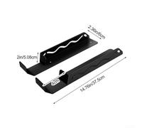 Support de cric mural robuste, outil de rangement de garage, noir, cadre de support de cric, barre horizontale fixe pour remorque de course