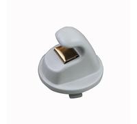 Support de crochet de clip de pare-soleil gris adapté pour V-W Golf 7 MK7 2013+ (couleur : gris 1 pièce)