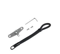 Support De Crochet en Métal for Télécommande, Support De Boucle, Dragonne en Silicone, Compatible avec Le Drone DJI Mini 4 3 Pro for Émetteur DJI RC/RC2(Black)