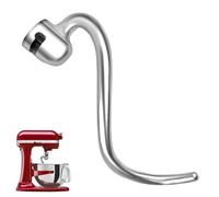 Support de crochet pétrisseur en acier inoxydable - Fouet mélangeur de qualité supérieure, remplacement pour mixeur de cuisine lourd, outil de cuisson multifonction pour pain, pizza, biscuits, pâte à