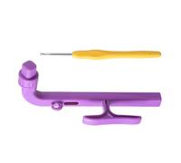 Support de crochet pour débutants - Outil anneaux magiques, régulateur et guide de tension, aide au tissage manuel pour les amateurs de crochet | Pour travaux manuels, loisirs, projets créatifs