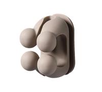 Support de cuillère à riz, support pour ustensiles de cuiseur à riz, support mural adhésif de 4,3 x 2,4 cm, rangement de cuisine portable pour cuisine, fours à micro-ondes, côtés réfrigérateur