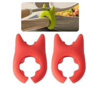 Support de cuillère pour casserole, poêle, spatule, support de cuillère en silicone anti-brûlure, support de spatule pour cuisinière, résistant à la chaleur, pince antidérapante pour libérateur de