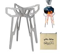 Support de cuisinière pliable, brûleur à alcool, grille de brûleur | Suspension antidérapante pour randonnées, pique-niques, barbecues, aventures sauvages
