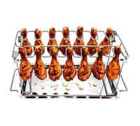 Support De Cuisse De Poulet, Support De Barbecue En Acier Inoxydable À 14 F