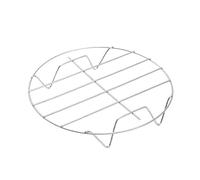 Support de cuisson à la vapeur rond en acier inoxydable, pieds hauts, refroidissement, grille de cuisson à la vapeur pour œufs, petits pains et légumes