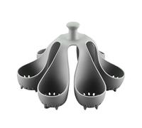 Support de Cuisson à Œufs, Porte-Œufs Durs en Silicone, Cuiseur pour 6 Œufs avec Trou de Drainage, pour Gadget de Camping de Cuisine