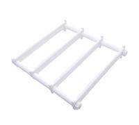 Support de cuisson en corindon pour poterie - 19 cm - Simple couche - 3 compartiments - Support de four pour petites poteries et bijoux - Outils de cuisson réutilisables - Structure stable pour fours