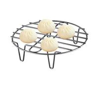 Support de cuisson vapeur - Grille de cuisson ronde pratique | Batterie de cuisine, grille de cuisson à la vapeur, grille de refroidissement, support rond pour autocuiseur, friteuse à air, marmite