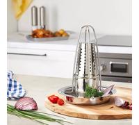 Support de cuisson vertical Inox pour poulet Four Barbecue KUCHENPROFI