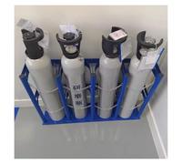 Support de cylindre gaz Acier Rack De Stockage De Bouteilles D'oxygène Pour Usines/ Écoles/ Hôpitaux, Gain De Place Support De Bouteilles De Gaz/ Porte-bouteille D'oxygène, Support De Bouteille Suppor