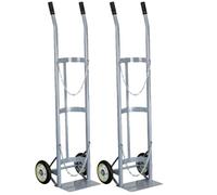 Support de Cylindre Gaz Chariot Pour Bouteille D'oxygène Avec Roulettes, Support De Bouteille Roulant Portable - 1 2 3 4 Pièces Support De Réservoir De Bouteille De Gaz/acétylène(2 pcs Grey)