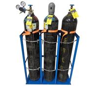 Support de cylindre gaz Montage Au Sol/ Montage Mural Support De Bouteille De Gaz, Très Résistant Fixe Support Pour Bouteille D'oxygène/ Support Pour Bouteille De Gaz, Support De Bouteille Portable Po