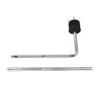 Support de Cymbale Multi-fonction Robuste en Alliage de Zinc Argenté | Brides pour Batterie, Fixation sur Perche, Pince, pour Scènes Variées et Besoins de Jeu Divers