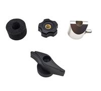 Support de cymbales réglable multi-positions avec écrou en laiton moleté pour tambour, convient pour les accessoires, quincaillerie à dégagement rapide