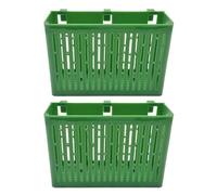 Support de d'aquarium - Pot de fleurs suspendu de grande capacité pour aquarium - Décorations faciles à installer avec 3 clips, fournitures multifonctionnelles pour aquarium pour fougère d'eau