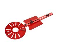Support de de fraisage pour défonceuse, guide de fraisage réglable, gabarit de matériel d'armoire et guide de routeur pour couper des petits et grands cercles