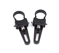 Support de de Lumière, Keenso Colliers de serrage Supports de Fixation pour Lampes de Travail Tube Pince Barre de Support de Cage 1 "-3" Pinces (1Inch)