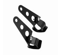 Support de de Phare 2 Pièces 28mm-34mm Support de de Phare de Moto, Fourche de Support de Lampe Frontale en Alliage D'aluminium pour Moto Universelle(Le noir)