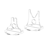 Support de découpe | Étagère de rangement pour cutter, 2 pièces, base antidérapante | Présentoir en acrylique, pour Vanity Home Kitchen Ta Support : L'affichage des couverts garantit un placement