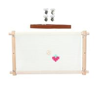 Support de défilement de couture - Cadre en tissu artisanal, support d'art textile, support de présentation de couture | Système de clip en bois lisse, dispositif d'alignement de projet de couture