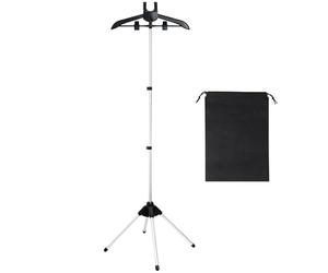 Support de défroisseur vapeur pour vêtements - Porte-vêtements portable | Support de repassage pliable avec hauteur réglable pour dortoir, appartement, maison, hôtel, voyage, camping-car, dortoirs