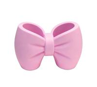 Support de dentifrice en forme de nœud - Rangement pour tondeuse à sourcils, comptoir de salle de bain - pour pinceaux de maquillage, stylo, rasoir, nettoyant pour le visage, peigne, salle de bain