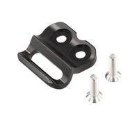 Support de dérailleur avant en alliage d'aluminium, support de cadre de vélo CNC pour vélo de route, espacement des trous de 16 mm, support stabilisateur noir avec vis pour un changement de vitesse