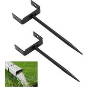 Support de descente pluviale, supports d'extension de descente pluviale robustes avec revêtement de stabilité, ancrage antirouille for support de tuyau, facile à installer(A,300mm)