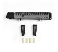 Support de désodorisant de voiture, 1 paquet avec 5 tablettes de parfum, aromathérapie naturelle, clip pour grille d'aération de voiture pour diffusion continue du parfum dans les véhicules, noir pour