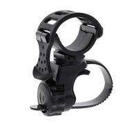 Support de détecteur de métaux pour lampe de poche - Support de broche pour détecteurs souterrains - Rotation réglable - Facile à tenir