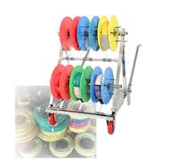 Support de dévidoir et dérouleur de câbles Robuste, à Commande Manuelle, pour Atelier ou Chantier, Solution de Rangement de câbles Durable (53 x 52 x 75 cm).