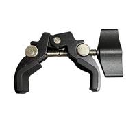 Support de diffusion en direct avec tête sphérique filetée de 0,6 cm - Support de caméra d'action double prise - Extension de bras en aluminium robuste pour caméra d'action de moto