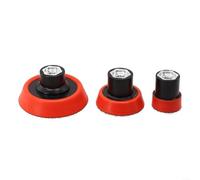 Support de disque de ponçage avec disques de polissage en éponge M10 - Support de plaque arrière en PVC durable pour polisseuse rotative - Convient pour le polissage fin sur les surfaces de travail du