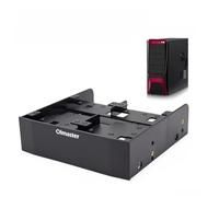 Support de Disque Dur 3.5 HDD/SSD, Adaptateur pour Baie 5.25 Lecteur de Disquette, Montage Interne Ordinateur