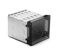 Support de disque dur 5.25 pouces à 5x3.5 pouces, extension de stockage, support avec ventilateur de 12cm, plateau amovible pour bricolage