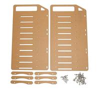 Support de Disque Dur de 3,5 Pouces, Support de Disque Dur Acrylique Transparent de Bureau, Cage de Disque Dur de Bricolage avec un Trou de Montage Précis, Installation Facile (4 couches) (6 (10