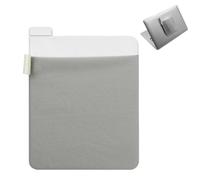 Support De Disque Dur Externe - Moyen, Néoprène, Noir, Boîtier De Stockage, Sacs De Gadgets, Organisateur Technologique | Conception Adhésive Pour Ordinateur Portable Avec Poche Élastique Réutilisable