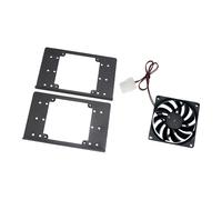 Support de disque dur mécanique pour boîtier d'ordinateur pour améliorer les flux d'air systèmes de refroidissement avec support de ventilateur d'extension en métal durable
