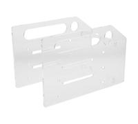 Support de Disque Dur pour 3,5 Pouces en Acrylique à Trois Niveaux | Capacité Triplée, Dissipation Thermique, Montage sans Outil, Fit, pour Bureau et PC