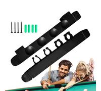 Support de disque dur pour billard, bateau de piscine | 4 clips Cue Clips pour piscine en bois dur - Support pour files d'attente de piscine en bois dur - Élégant rack de piscine à longue durée