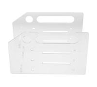 Support de Disque Dur Soi-même, Acrylique, 3 Niveaux | Structure Verticale Aérée, Montage pour Ventilateur, Organise Trois Disques 3,5 Pouces, Bureau Professionnel