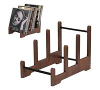 Support De Disque Vinyle: Rangement Vinyle 37 x 27 x 24 cm, Support De Rangement Pour Disques Vinyles Pour Environ 60 Vinyles, Étagère De Rangement Pour Magazines, Livres, Dossiers