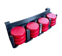 Support de Disques Crokinole - Organiseur pour 12 Pions | Compatible Disques Officiels | Rangement Compact pour Jeu de Crokinole | Stable et Léger | Disques Non Inclus